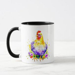 Chicken Älskare Fueled by Coffee Mugg