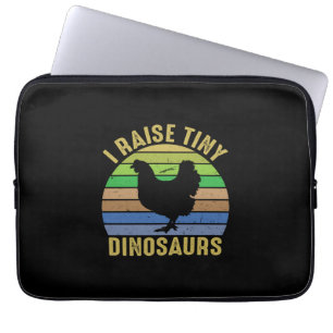Chicken Älskare I Raise Tiny Dinosaurs Laptop Fodral