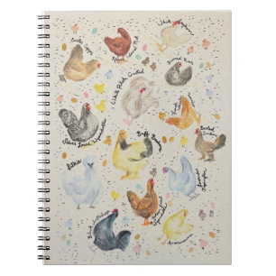 Chicken Älskare Journal Anteckningsbok