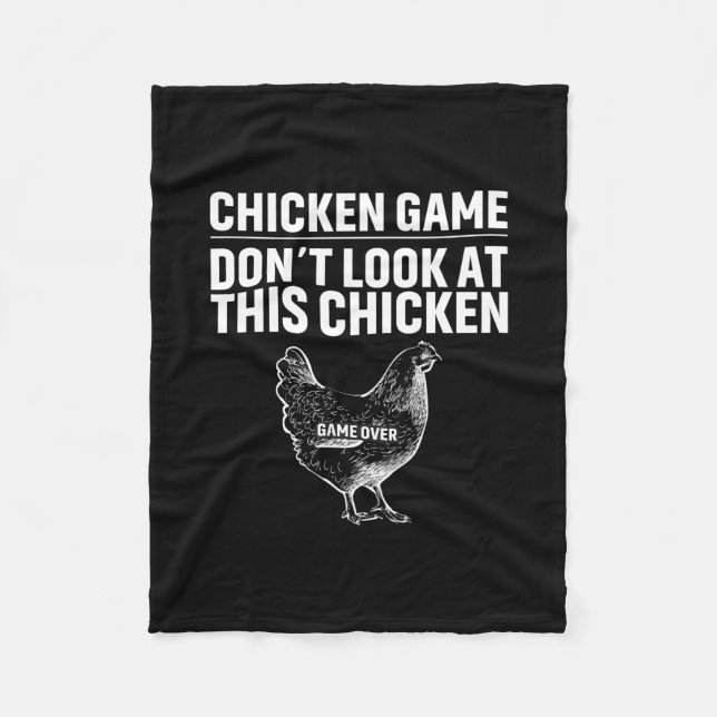 Chicken Älskare | Kycklingsspel Fleecefilt (Framsidan)