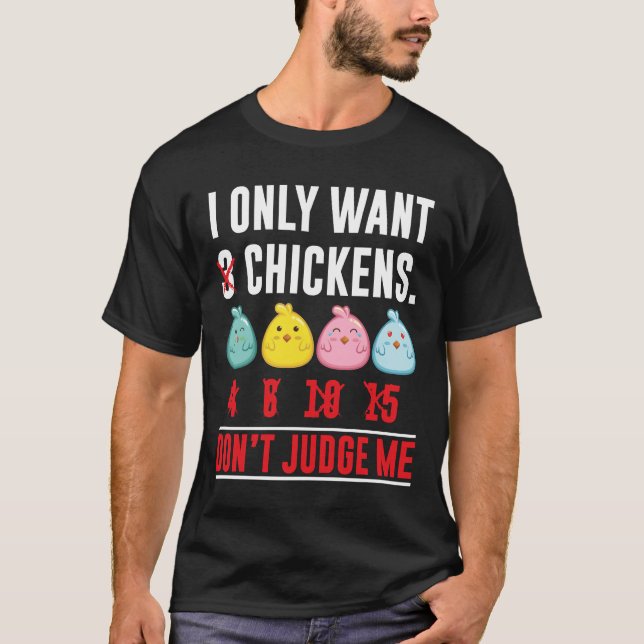 Chicken Älskare Ro T Shirt (Framsida)