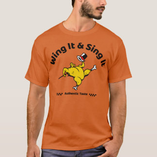 Chicken Älskare Vinge IT Sjunga IT Funloving TShir T Shirt