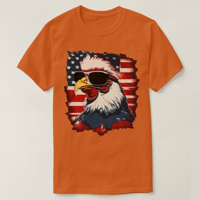 Chicken America T Shirt (Design framsida)
