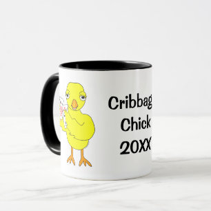 Chicken anpassade Cribbage Mugg