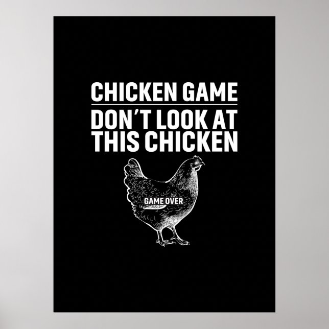Chicken Art Chicken Game Poster (Framsidan)
