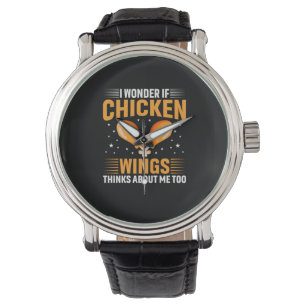 Chicken Art Chicken Vinge Armbandsur