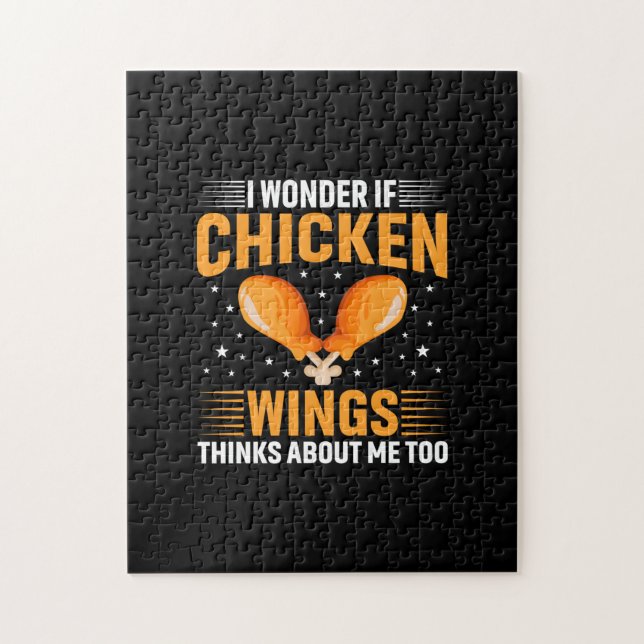 Chicken Art Chicken Vinge Pussel (Vertikal)