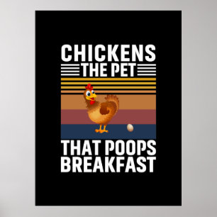 Chicken Art Chickens Pet Poster