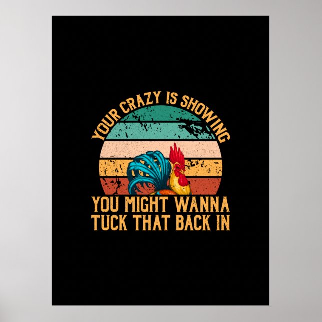 Chicken Art You kan Wanna Tuck Poster (Framsidan)