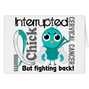 Chicken avbröt Cervical cancer 3 Hälsningskort