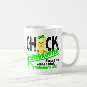 Chicken avbröt lymfkörtelcancer 2 (limefrukt) kaffemugg