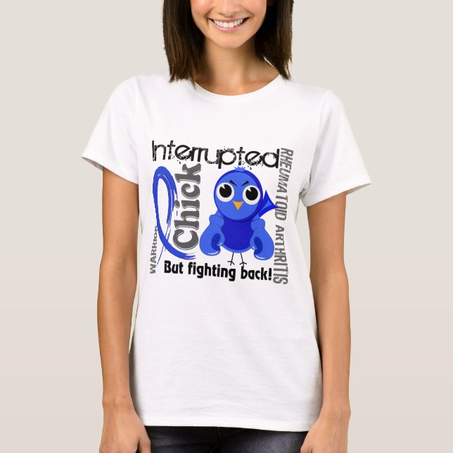 Chicken avbröt Rheumatoid RA för artrit 3 Tröja (Framsida)