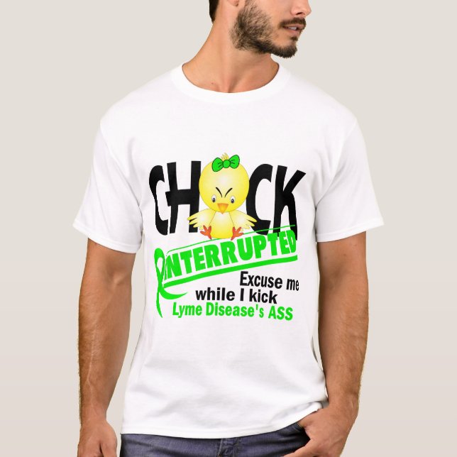 Chicken avbröt sjukdomen för 2 Lyme T-shirt (Framsida)