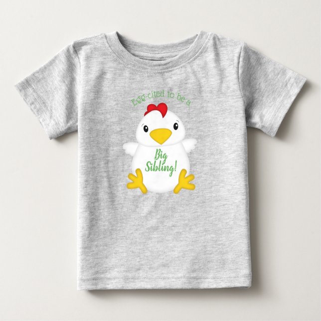 Chicken Baby Shower Farm T Shirt (Framsida)