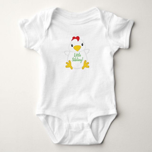 Chicken Baby Shower Farm T Shirt (Framsida)