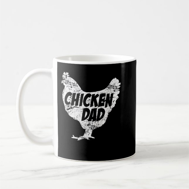 Chicken Backyard Hen Flock Tupp Kaffemugg (Vänster)