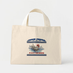 Chicken Bag, jag kärlek Chickens! Mini Tygkasse