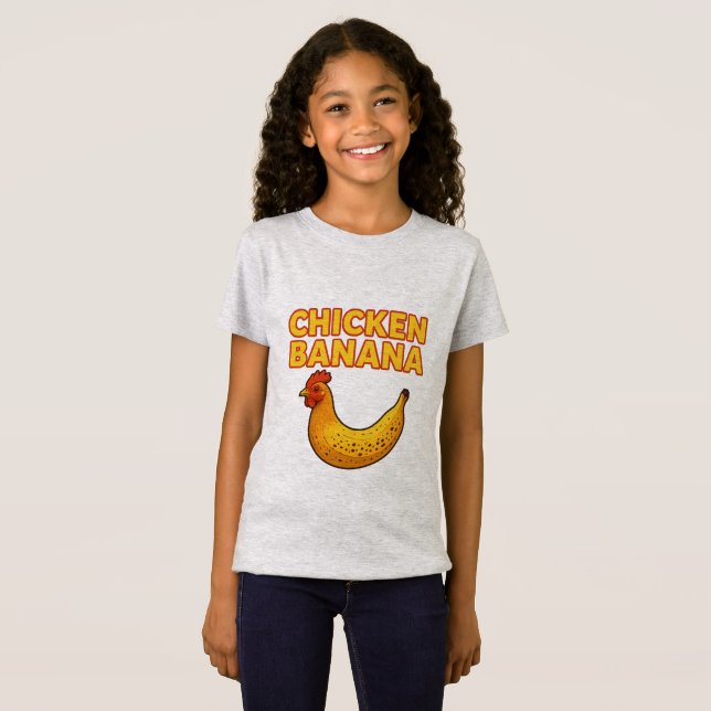 Chicken Banana Galenhetare 🐔 🍌 T Shirt (Hel framsida)