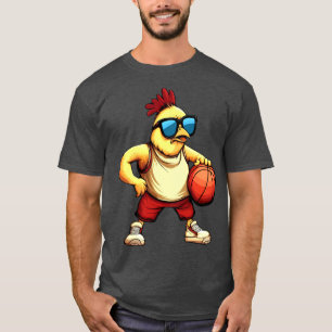 Chicken Basketball Player/Basketball Chickens T- T Shirt
