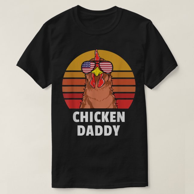 Chicken Best kluckin pappa någonsin T Shirt (Design framsida)