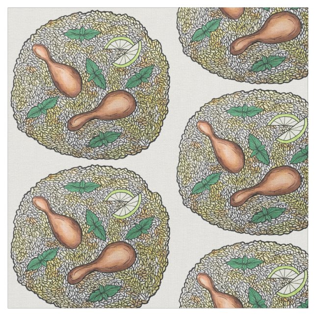 Chicken Biryani Indian Mixed Ris Dish Food Dinner Tyg (Närbild)