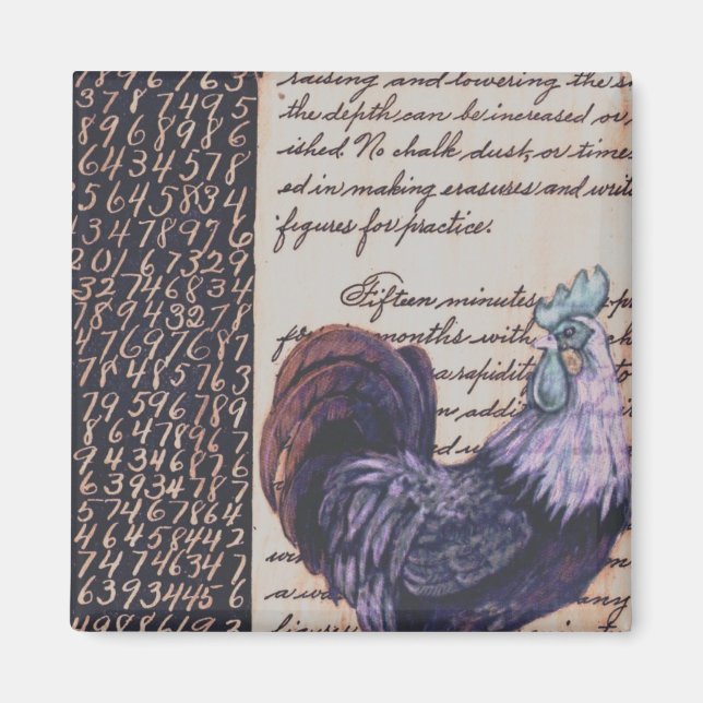 Chicken Block C Magnet (Framsidan)