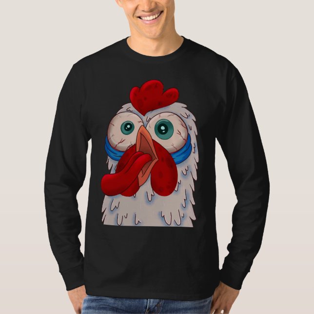Chicken Bloodshot T Shirt (Framsida)