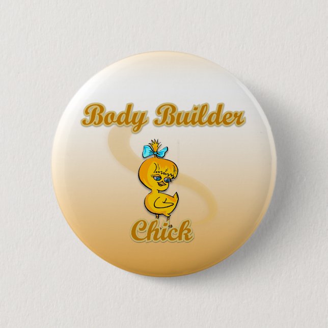 Chicken Body Builder Knapp (Framsida)