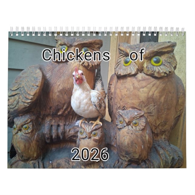 Chicken Calendar 2026 Kalender (Omslag)