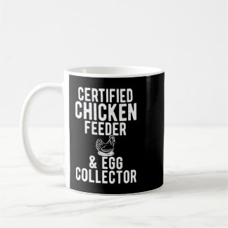Chicken Certified Chicken Feeder Egg Collector Hen Kaffemugg