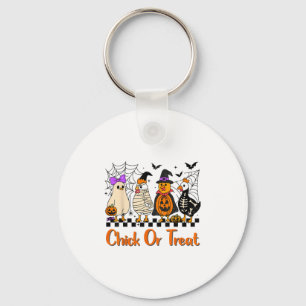 Chicken Chick eller Beat Funny Halloween Costume F Nyckelring
