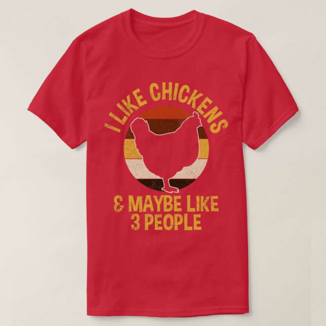 Chicken Chicken Owner Chicken Älskare T Shirt (Design framsida)
