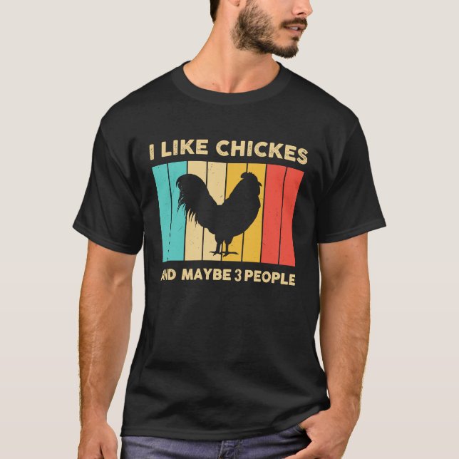 Chicken  Chicken  Women Men Farmer T Shirt (Framsida)