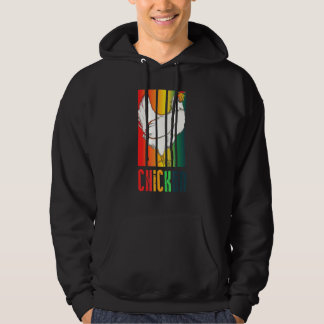 Chicken Chickens Tupp Farm Rainbow Chicken Farm Hoodie