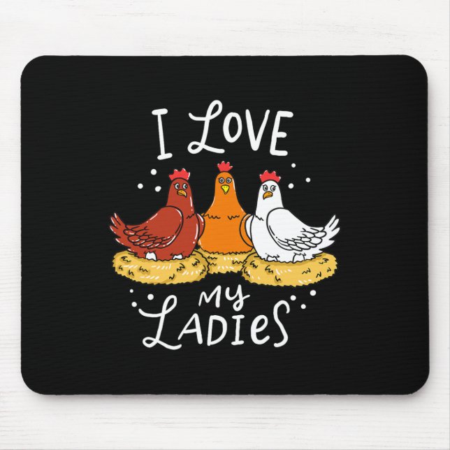 Chicken Chicks Eggs Farmer Funny Gift Musmatta (Framsidan)