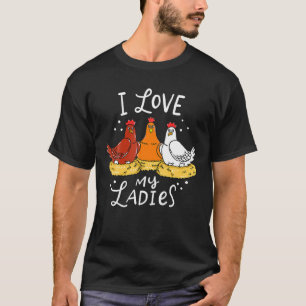 Chicken Chicks Eggs Farmer Funny T Shirt