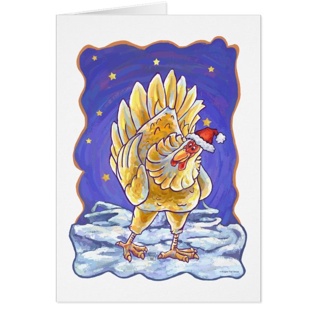 Chicken Christmas OBS Kort (Framsidan)