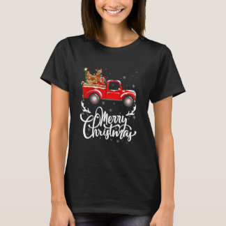 Chicken Christmas Tree Red Truck Xmas Pajamas Chri T Shirt