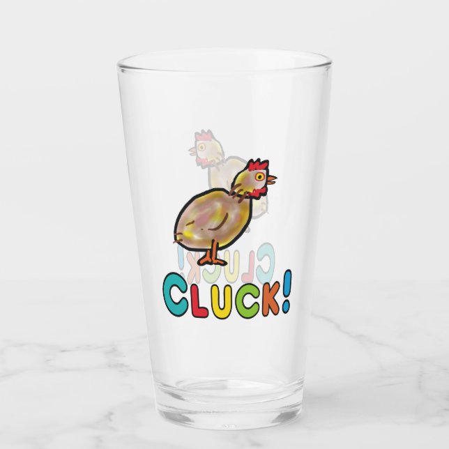 Chicken Cluck Glaskopp (Framsida)