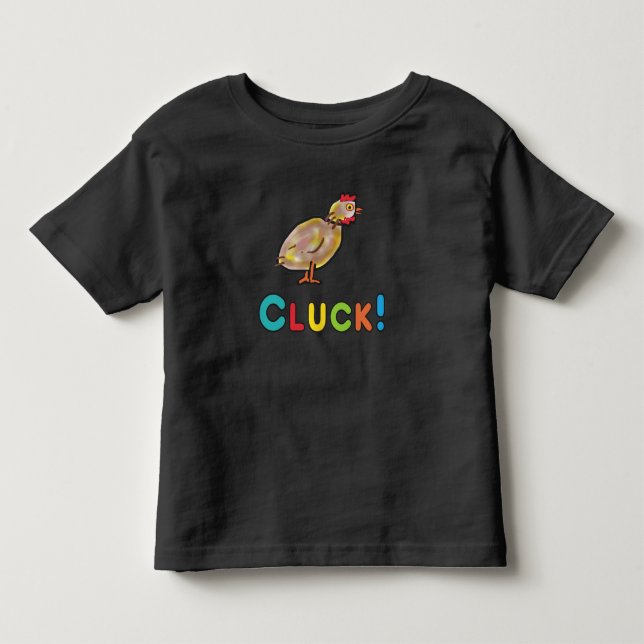Chicken Cluck T Shirt (Framsida)