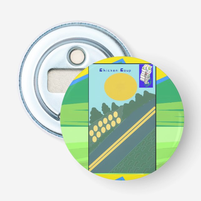 Chicken Coup  Flasköppnare (Framsidan)