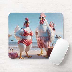 Chicken Couple Wearing Swimetings Musmatta