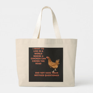 CHICKEN CROSSING JUMBO TYGKASSE