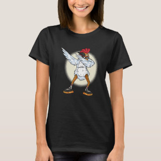 Chicken Dabbing  Chickens Farm Farmer Dab Dance T Shirt