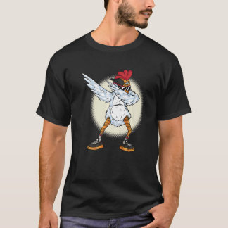Chicken Dabbing  Chickens Farm Farmer Dab Dance T Shirt