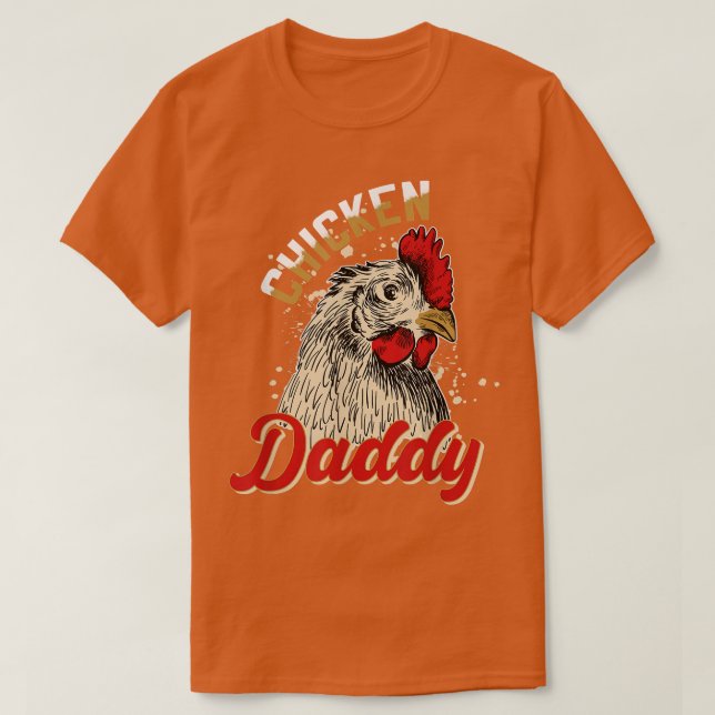 Chicken Daddy  Chicken Dad Farmer Gift Poultry Far T Shirt (Design framsida)