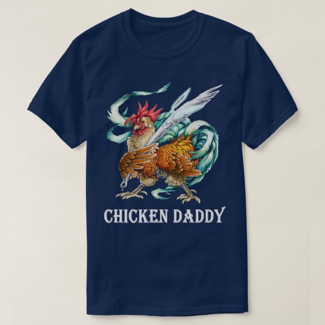 Chicken Daddy Chicken Dad Farmer Poultry Farmer  T Shirt (Design framsida)