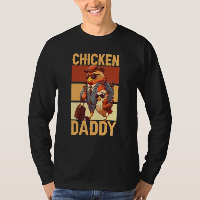 Chicken Daddy Farmer Chicken Whisper Farm Animal P T Shirt (Framsida)