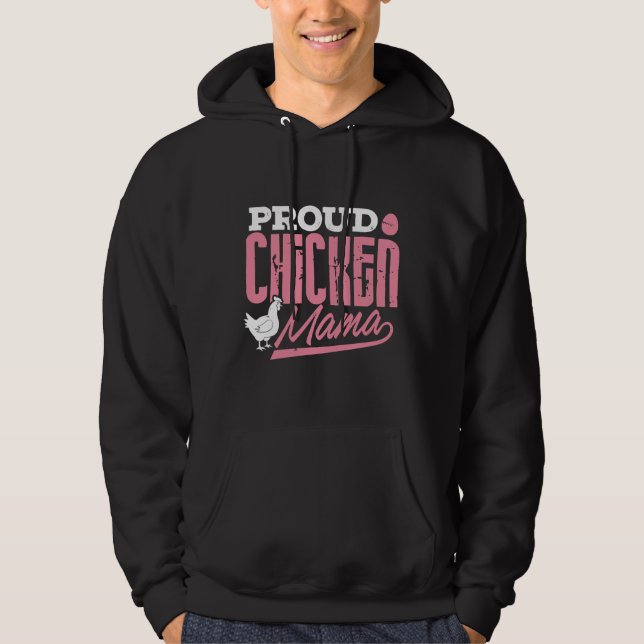 Chicken Dam Proud Ch Hoodie (Framsida)
