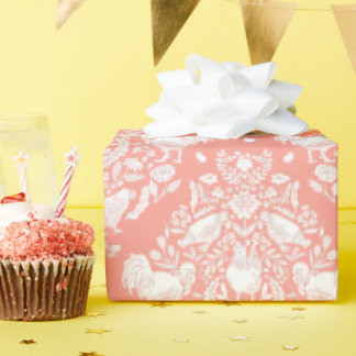 Chicken Damask Presentpapper